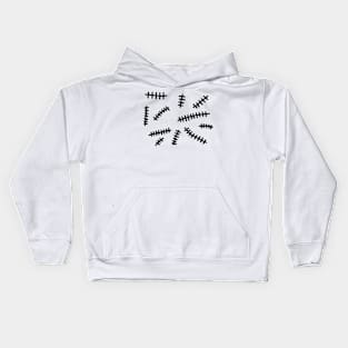 Stitches Illustration Kids Hoodie